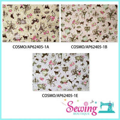 COTTON 100% PRINTED FABRIC:AP62405-1A, 1B & 1E